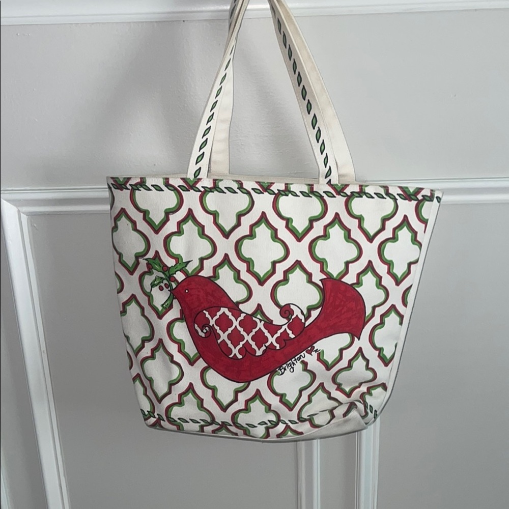 🤑 Brighton Holiday Joy Canvas Tote